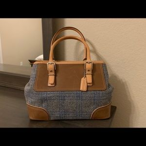 Coach Tweed and Leather Bag